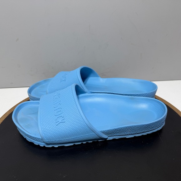 Birkenstock Barbados EVA Slide Sandals Men 9 Women 11 Regular Blue Costal Beach main image 6